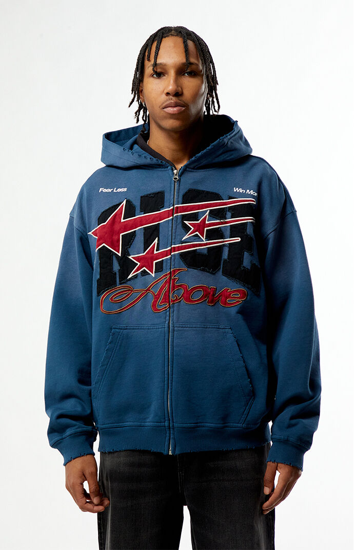 Pacsun Rise Above Full Zip Hoodie