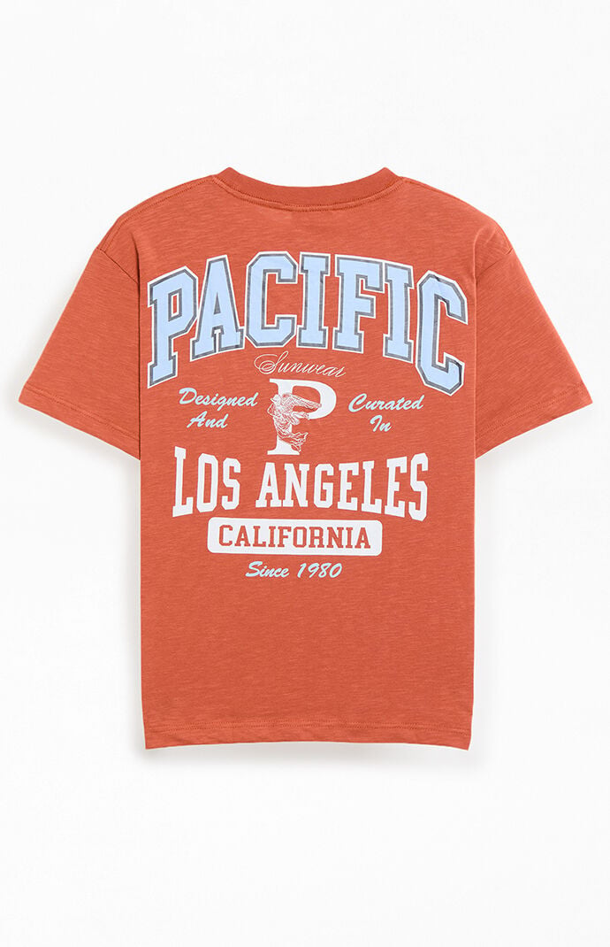 Pacsun Collegiate Crest Logo T-Shirt