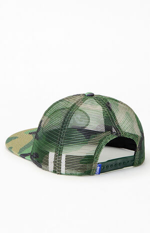 Camo Logo Patch Mesh Trucker Hat image number 3