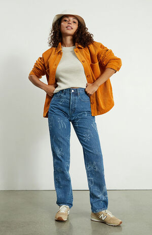 Eco Mixed Graphic Print&nbsp;Dad Jeans image number 2