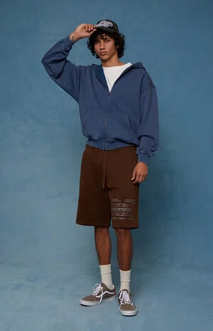 Soul Studios Fleece Baggy Sweat Shorts image number 2