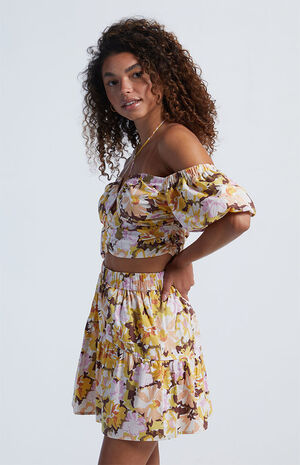 Zoey Tiered Mini Skirt image number 3