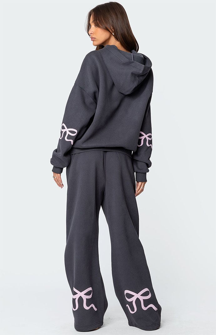 Edikted Bonney Bow Detail Sweatpants | PacSun