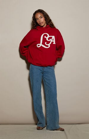 LA Embroidered Hoodie image number 5