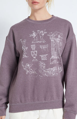 Angel Statue Crew Neck Sweatshirt image number 3