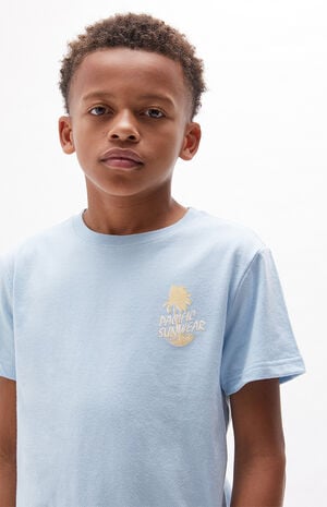 Blue Palm Tree T-Shirt image number 3