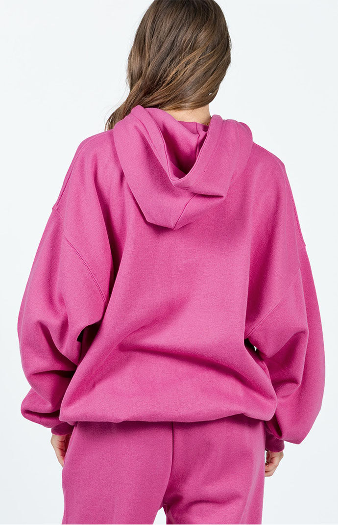 Princess Polly Pink Ritu Oversized Hoodie PacSun