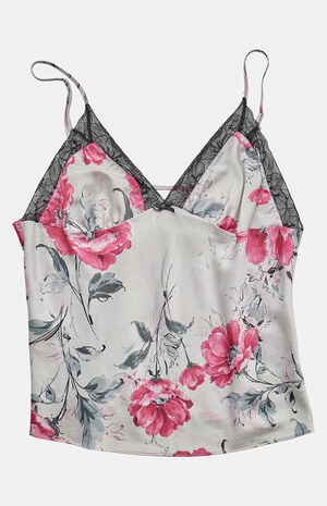 2000s Silk Cami V-Neck Tank Top image number 1