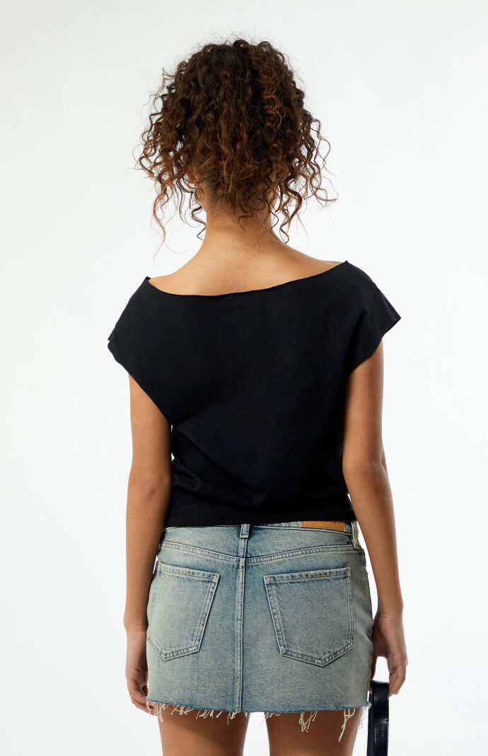 Est. PAC 1980 Sunday Off-The-Shoulder T-Shirt | PacSun