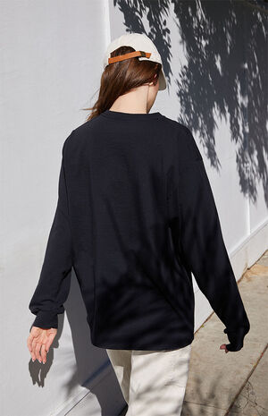 Black Malibu Long Sleeve T-Shirt image number 3