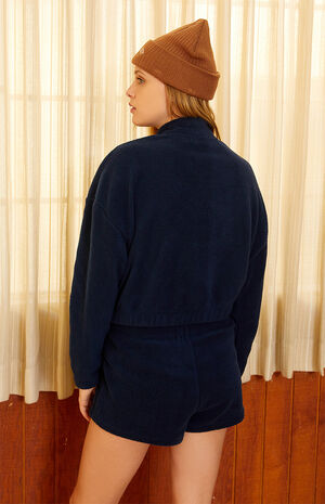 By PacSun Fleece Half-Zip Sweatshirt image number 3