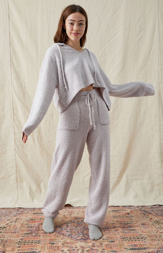 Notched Hooded Sweater