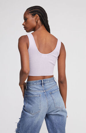 Variegate Bustier Tank Top image number 3