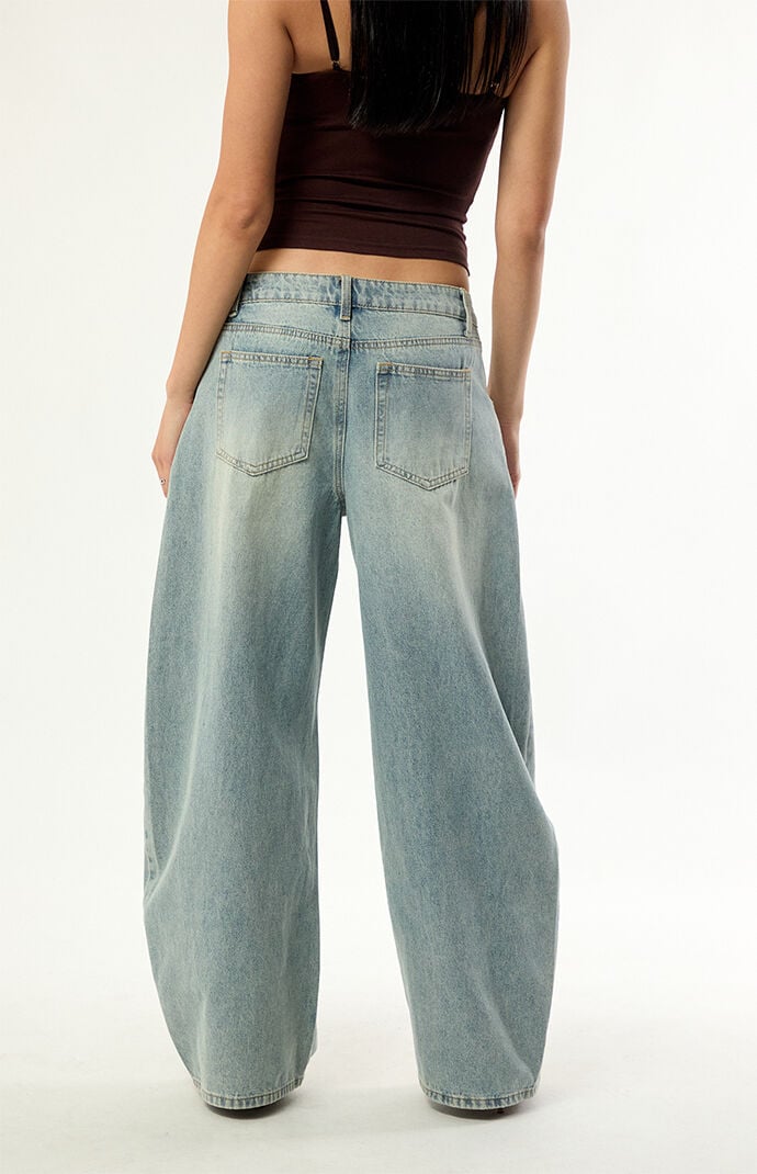Edikted Ilara Low Rise Barrel Jeans