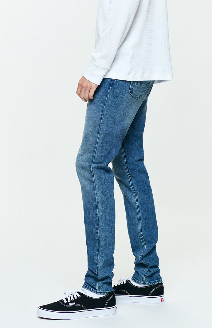 stacked slim jeans
