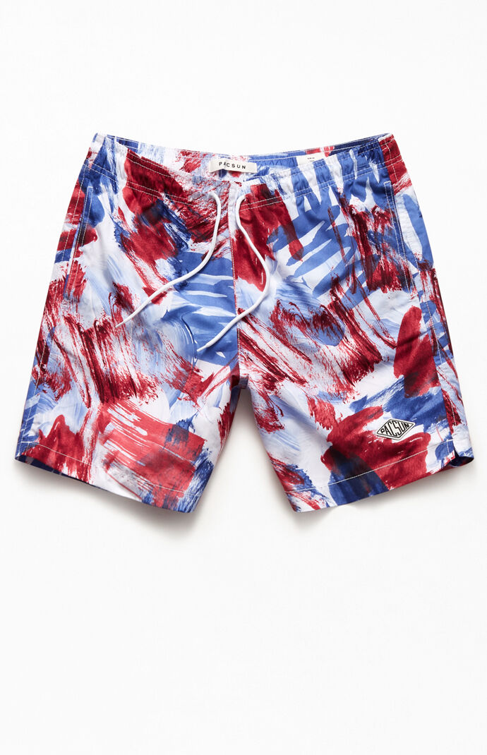 Paintbrush 17" Swim Trunks