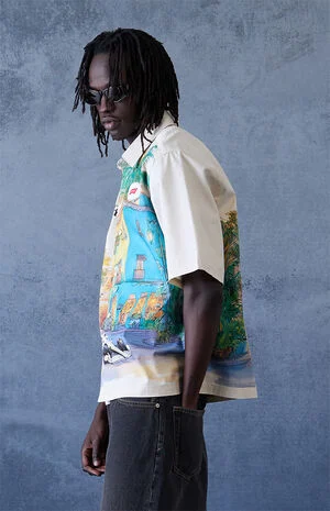 x Pacsun Riviera World Racing Club Work Shirt image number 2