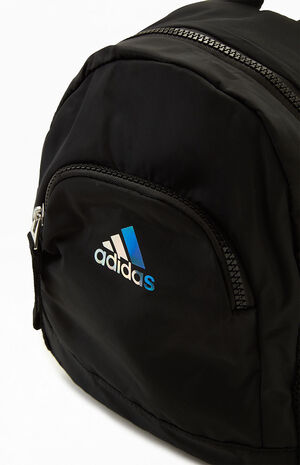 Black Linear Mini Backpack image number 4