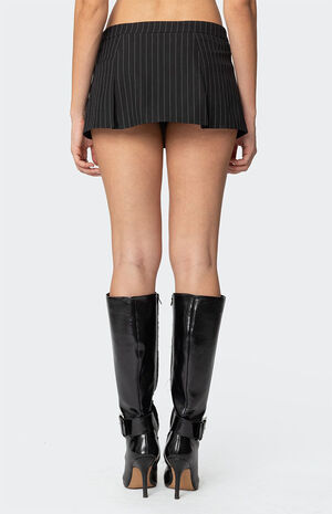 Karine Pinstripe Pleated Mini Skort image number 5