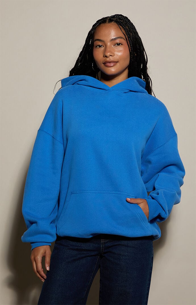 Pacsun Blue Ultra Soft Fleece Hoodie