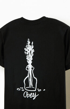 Organic Flower Sketch T-Shirt image number 4