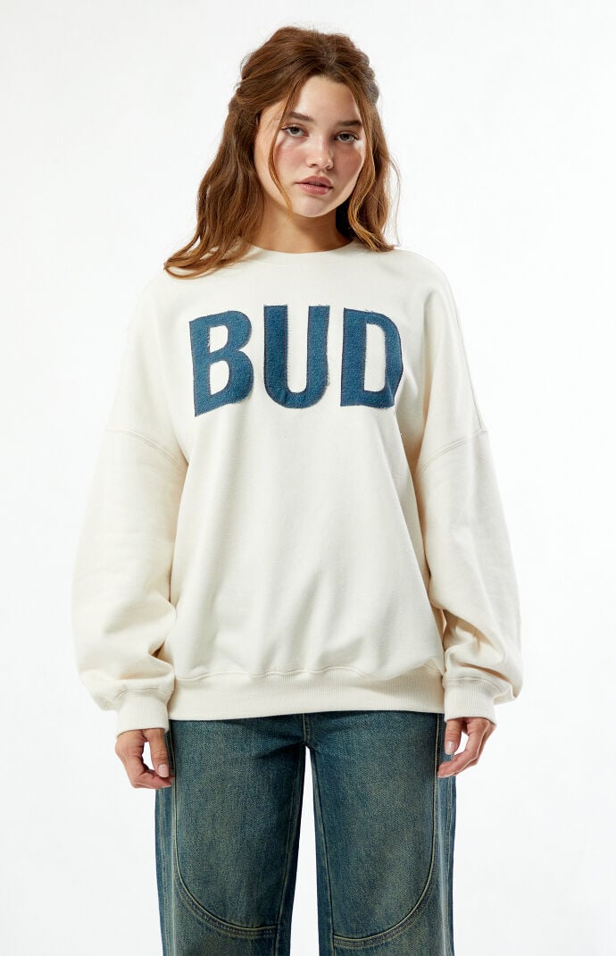 Budweiser By PacSun Denim Crew Neck Sweatshirt PacSun