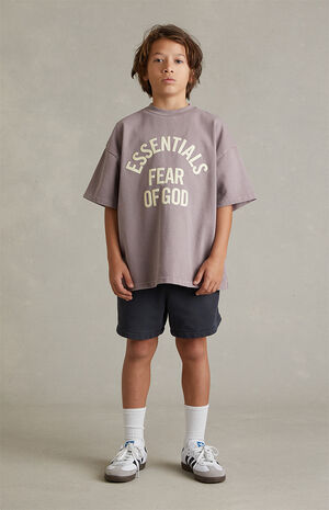 Kids Faded Mauve Campus &rsquo;90s Short Sleeve T-Shirt image number 6