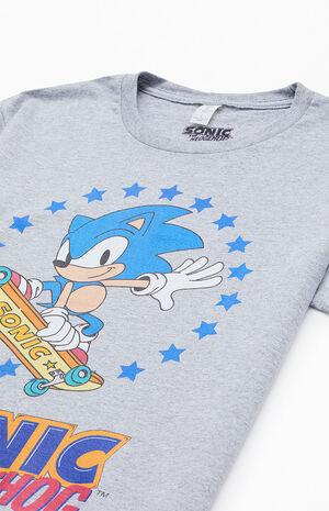 Kids Sonic The Hedgehog Skateboard T-Shirt image number 2