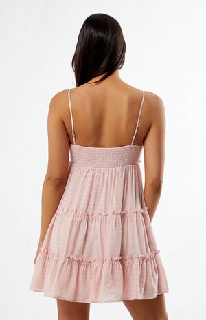 Button Front Babydoll Mini Dress image number 4