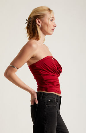 Lucy Cowl Cutout Tube Top image number 3