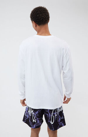White Rhys Long Sleeve Regular Fit T-Shirt image number 3