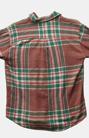 '90s Brown Pocket Flannel Top image number 2