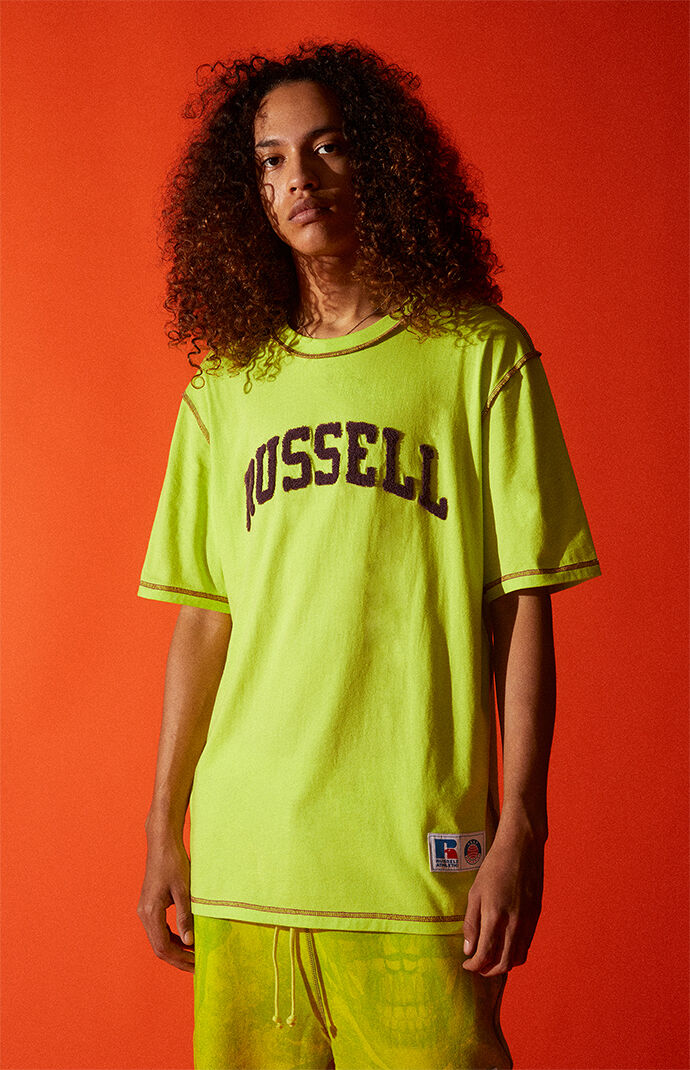 x Russell Athletic Green Logo T-Shirt
