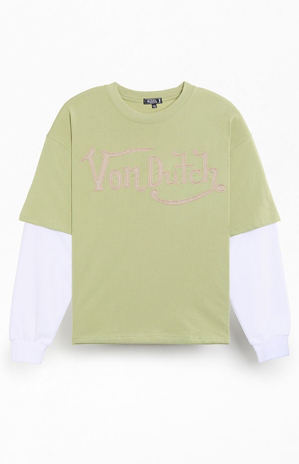 Von Dutch Oversized 2fer Long Sleeve T-Shirt | Pacsun