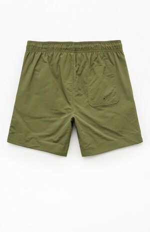 Green Collegiate 6.5" Swim Trunks image number 2