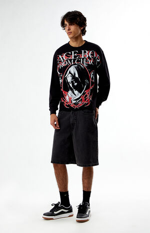 Grace From Chaos Cropped Long Sleeve T-Shirt image number 4