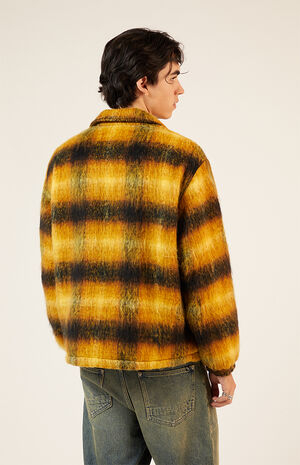 Yellow Brushed Plaid Jacket image number 3