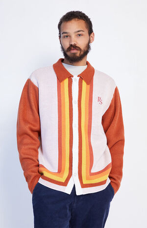 Striped Button Down Sweater image number 2