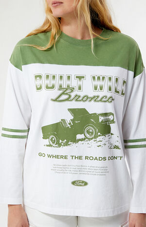 Bronco Long Sleeve Oversized T-Shirt image number 2
