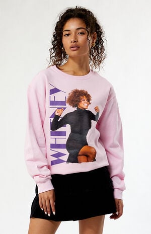 Whitney Houston Power Crew Neck Sweatshirt image number 2