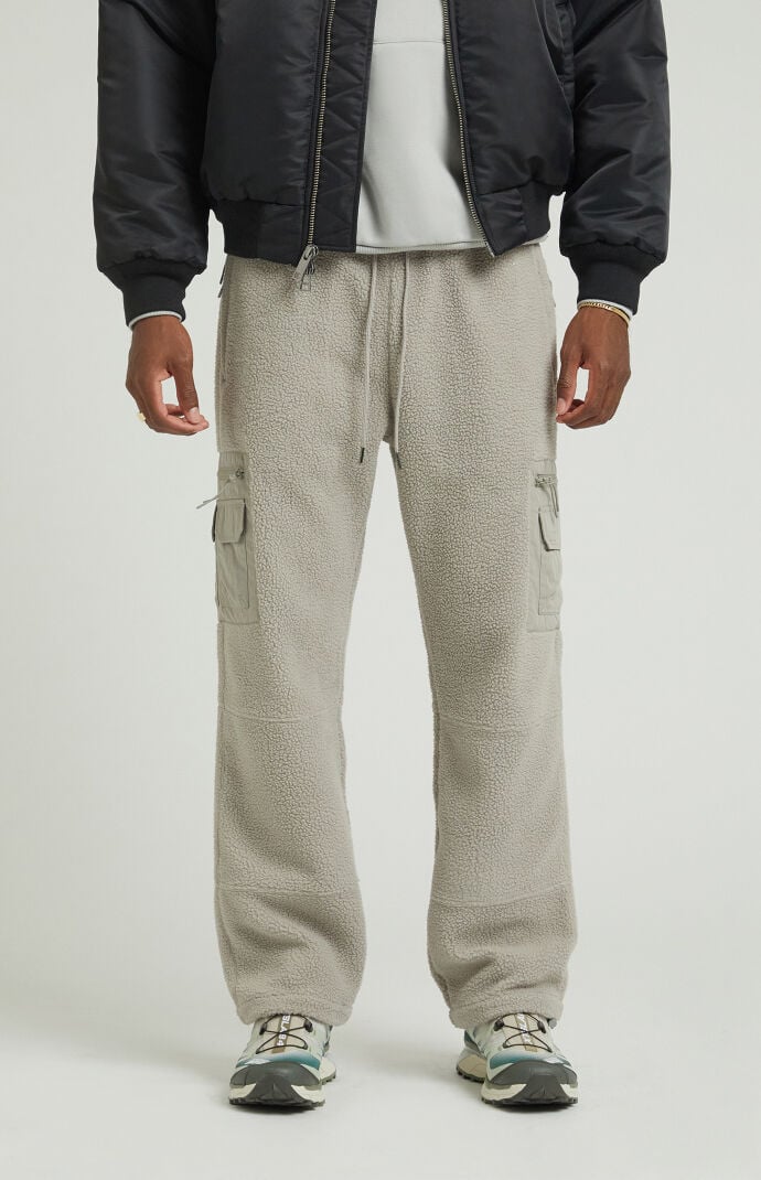 Pacsun Ocean Sherpa Cargo Sweatpants