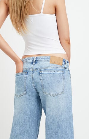 Kaia Ultimate Low Rise Baggy Jeans Stretch Light Blue image number 5