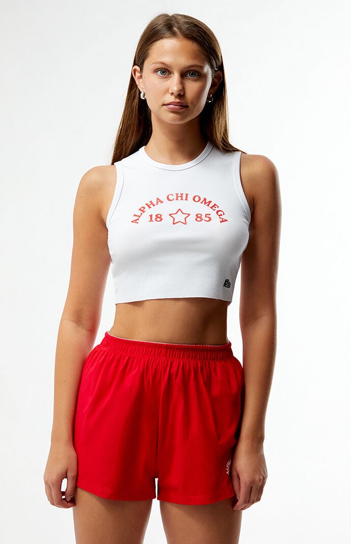 HYPE & VICE Alpha Chi Omega Tank Top HYPE & VICE Alpha Chi Omega Tank Top