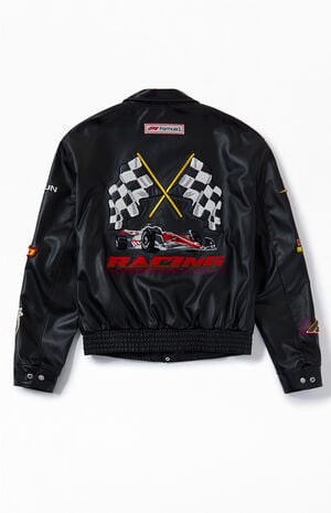 x Formula 1 x PacSun Full Leather Racing Jacket image number 2