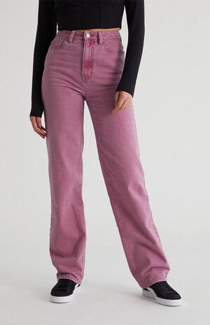 Eco Fuchsia Boyfriend Jeans image number 1