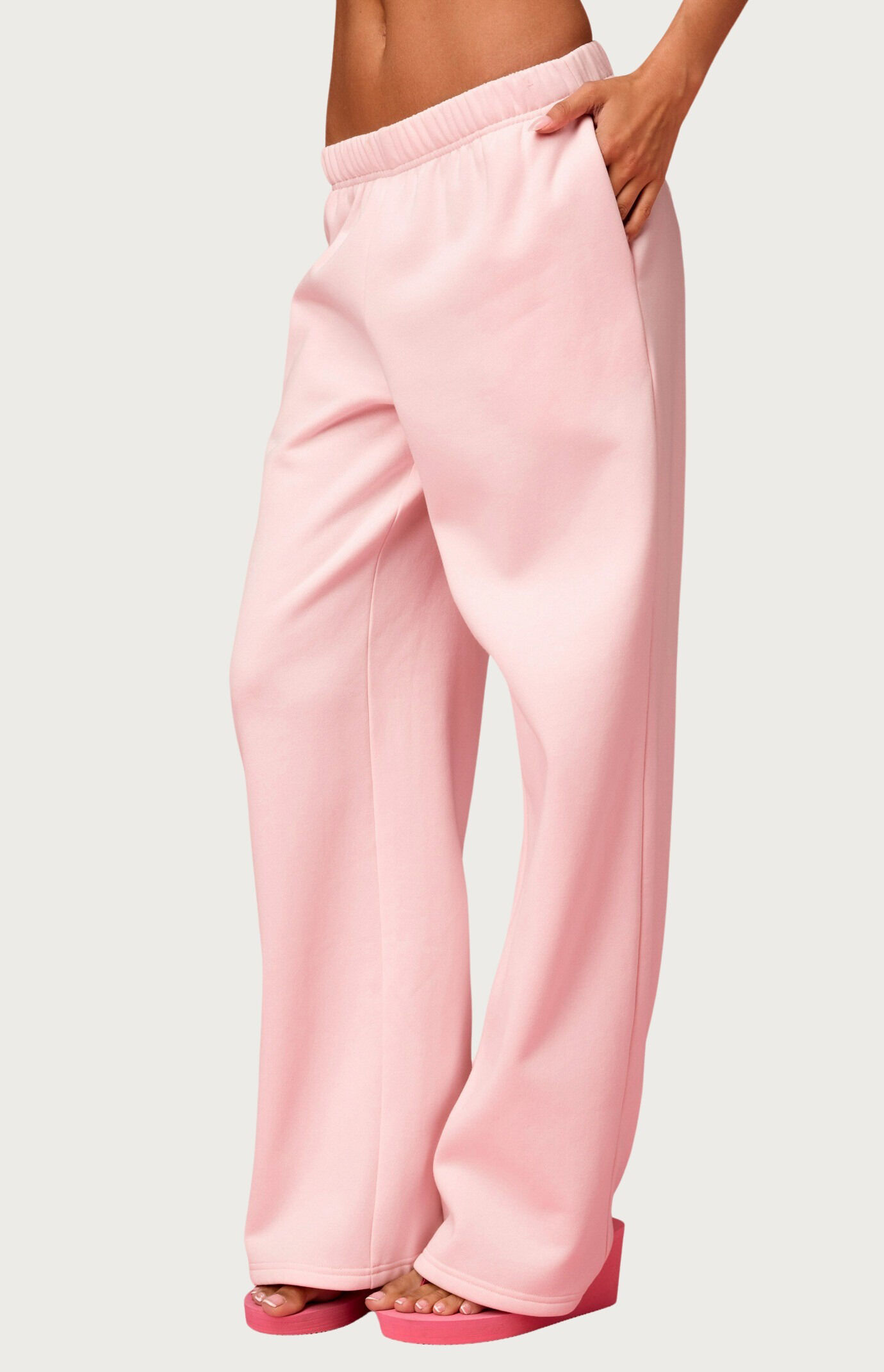 Edikted Hearts Barbie Baggy Sweatpants
