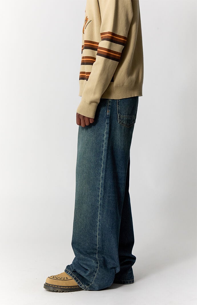 Pacsun Blake Extreme Baggy Jeans Dark Indigo