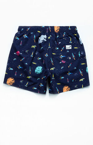 Navy Rockets 15" Swim Trunks image number 2