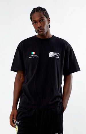 x PacSun Black Monza Italy T-Shirt image number 2