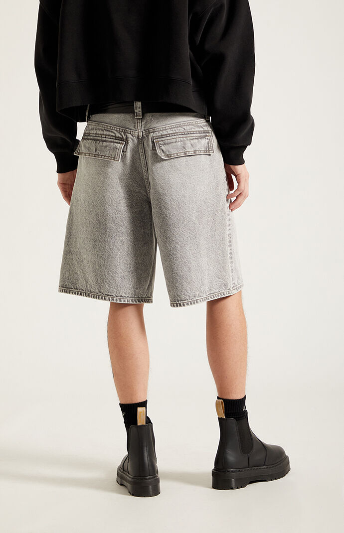 Pacsun Parker Baggy Jean Shorts Gray Wash | Pacsun